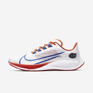 Chaussure De Running Nike College Zoom Pegasus 37 (Florida) Blanche 9742-816 White/Pure Platinum/University Orange/Game Royal Homme | RZY-99561321